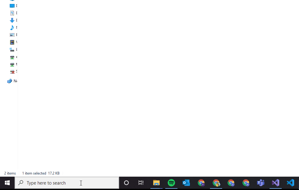 Release locally to the folder available in Visual Studio Offline